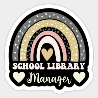 School Librarian Library Worker Appreciation Sticker